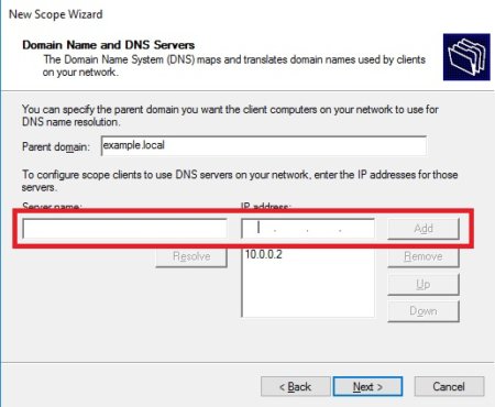Домен и DNS-серверы